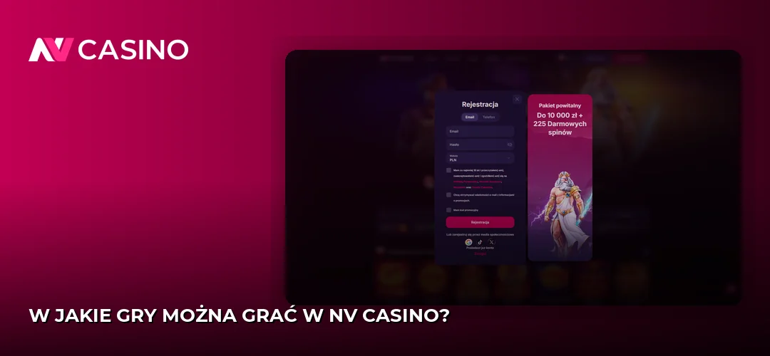 W jakie gry można grać w NV Casino?